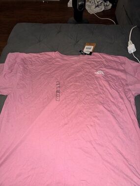 The North Face Men’s Pink Short-Sleeve Logo Tee
